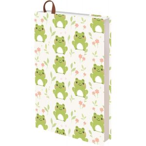 Eryi-Pochette De Livre A5 En Forme De Grenouille Couverture De Livre Réglable Pour Livres Brochés Couvertures De Livres En Tissu Pour Livres À Couverture Souple Manuels Scolaires Livres - Neuf
