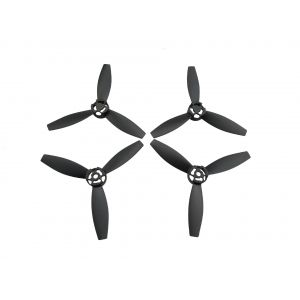 Lot De 4 Hélices En Plastique Compatibles Avec Le Drone Quadricoptère Parrot Bebop 2 Power Fpv, Noir-Générique - Neuf