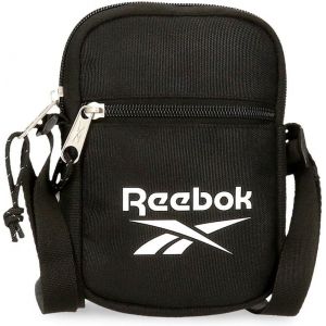 KALANKA-Boston Petit Sac à Bandoulière Noir 12x17x2,5 cms Polyester - Neuf