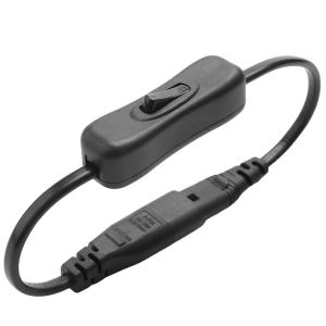 Rallonge d'alimentation,Iec320 C7 à C8 Rallonge d'adaptateur secteur avec commande de commutation avec « 8 » Int - Neuf