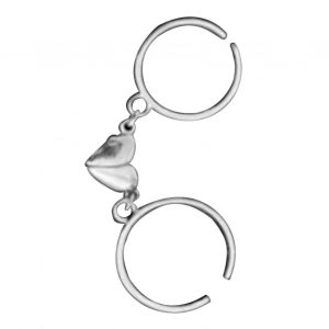Bagues Magnetiques Pour Couple, Ouverture Pendante, Demi-Cour, En Alliage Assorti, Pour Femmes Et Hommes - Neuf