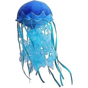 Créatif Méduse Colorée En Peluche Simulation D'animal De Mer Méduse Jouet En Peluche Pour La Décoration De Chambre Des Enfants Cadeau D'anniversaire (Bleu) - Neuf