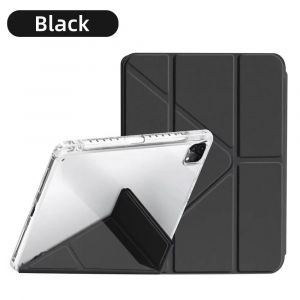Pour Ipad 10e G&eacute;n&eacute;ration &Eacute;tui Y-Fold Piste Couverture Transparente Pour Air 4 5 6 10.9 Pouces 11 Pouces 13 Pouces Pour Air 2 9.7 Pro 11 12.9 13 Mini 6 7 &Eacute;tui.Black.2024 Air 11-Inch M2 - Neuf