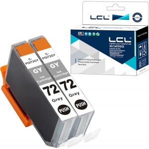 Cartouche D'Encre Compatible Pgi-72 Pgi-72Gy (2Gris) Remplacement Pour Canon Pixma Pro-10 Pro-10S[ENC944389] - Neuf