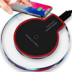 Inductive Wireless Charging Station For Smartphones Compatible With Phone 12/11 Pro/X/13,Watch,Qi Induction Charger,Wireless Charger 5v 1a - Neuf