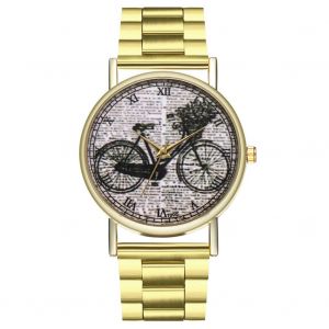 Zhoulianfa Montre Analogique Classique Decontractee Avec Bracelet En Acier Et Mouvement A Quartz Pour Couple, Cadeau Ideal - Neuf