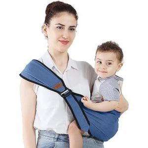 Kalanka-Porte Bébé,Portable Echarpe De Portage Bebe,Porte-Bébé Latéral,Porte-Bébé Respirant,Écharpe De Portage Réglables,Porte-Bébé Enveloppant,Pour Porte-Bébé Nouveau-Nés Et Tout-Petits Jusqu'à 20 K - Neuf