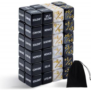 Chenquansarl-Lot De 48 Dés Mtg - Compteur De Mots Clés - Compteur De Vie Mtg 1/+1 - Pour Mtg, Tcg, Jeux De Cartes - Neuf