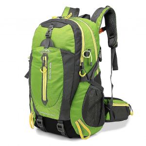 Sac à dos de voyage imperméable de 40 litres pour le camping, la randonnée, l'escalade et le trekking (idéal pour hommes et femmes). Convient pour ordinateur portable, pour la journée. - Neuf
