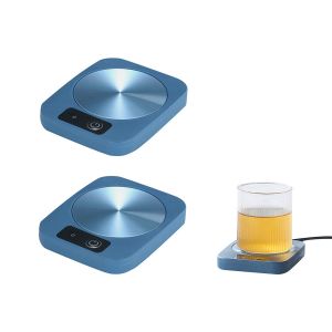 Ensemble de 2 chauffe-tasses &eacute;lectriques - Chauffe-boissons USB avec bouton m&eacute;canique - Pi&egrave;ces - Neuf