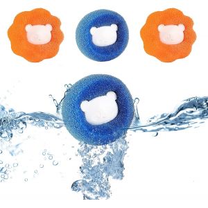 Mevronisshop-Lot De 4 Attrape-Poils R&eacute;utilisables Pour Animaux De Compagnie - Lavables En Machine - &Eacute;pilateur Pour Animaux De Compagnie (A) - Neuf