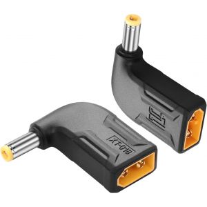 Lot De 2 Adaptateurs Xt60 Vers Dc5525 Xt60 Vers Dc 5,5 Mm X 2,5 Mm Sans Fil Pour Fer &Agrave; Souder Ts100,Moniteur Fpv,Alimentation,Drone (Xt-018) - Neuf