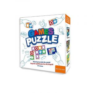 Jeu de soci&eacute;t&eacute; de r&eacute;flexion logique pour enfants ; puzzle d'association ; jeux de soci&eacute;t&eacute; en famille - Neuf