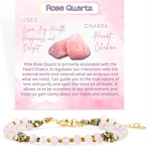 Eryi-Bracelet Femme De Pierre Naturelle Perles, Cristal 4mm Perle Pierres Précieuses Bijoux Femme Cadeau - Neuf