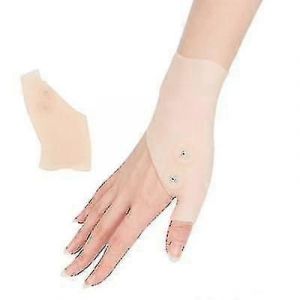 1 Paire De Support De Poignet Et De Pouce,Protecteur De Gant En Gel De Silicone De Thérapie Magnétique Pour Le Canal Carpien - Neuf