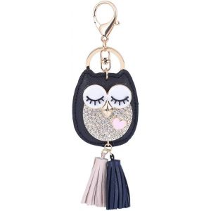 Kal-Porte-Cl&eacute;s, Hibou Animaux Tassel Porte-Cl&eacute;s Pendentif Charm - Neuf
