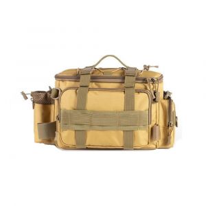 Sac De Rangement Pour Outils De Pêche, Sac Fourre-Tout Camouflage Pour L'extérieur, Sac De Randonnée, Camouflage Jaune - Neuf