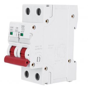 Disjoncteur miniature GYM8 2P, petit interrupteur pneumatique, protection de circuit 400 VCA 50/60 Hz - Neuf