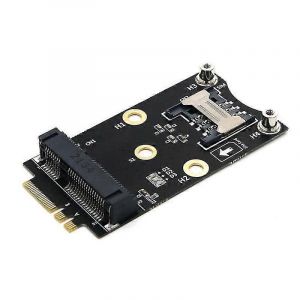 Adaptateur Wifi M.2 Mini PCIE Carte réseau sans fil vers clé M2 NGFF A+E Rehausseur de carte Wifi avec fente - Neuf