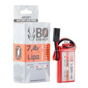 1 Stick Batterie Lipo 2s 7.4v 1000mah 25c Peq - Neuf