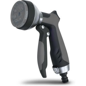 Ulteronixshop-Douchette de jardin en aluminium - Pistolet de jardin avec 7 modes de pulv&eacute;risation - Pistolet de douche avec embout de tuyau d'arrosage - Douchette &agrave; main - Pistolet &agrave; eau de jardin - - Neuf