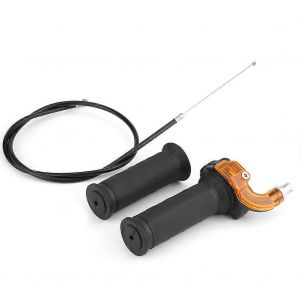 1 paire de poignée d'accélérateur électrique de vitesse de torsion de moto avec câble - Neuf