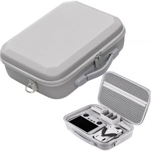 Sansh-Mini 3 Pro Étui Portable En Cuir Pu Cas Voyage Espace De Rangement Sac De Transport Pour Contrôleur De Drone Dji Mini 3/ Mini 3 Pro Et Autres Accessoires, Gris-Trahoo - Neuf