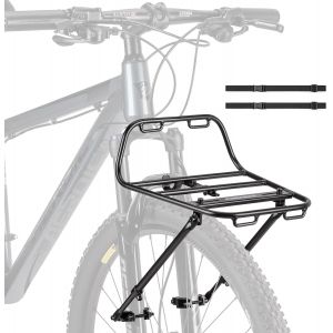 Subzonal-Porte-Bagages Avant De V&eacute;lo, Porte-Bagages Avant Avec Barreaux, Support &Agrave; Pizza En Aluminium &Agrave; Monter Sur Le Devant, Pour Vtt, V&eacute;los Gravels Et V&eacute;los De Tourisme - Neuf