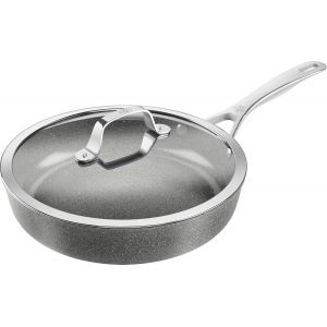 Subzonal-Ballarini Salina Sauteuse Avec Couvercle, 28 Cm, Rev&ecirc;tement C&eacute;ramique Antiadh&eacute;sif Avec Appr&ecirc;t Dur En Titane, Po&ecirc;le En C&eacute;ramique Anti-Rayures Pour Tous Les Types De Feux, Compatible Avec L'in - Neuf