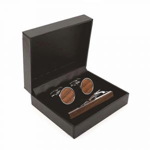 Ensemble De Boutons De Manchette En Bois Pour Homme, Pince ¿¿ Cravate Fine, Boutons De Manchette ¿¿L¿¿Gants Pour Mariage Et Soir¿¿E - Neuf