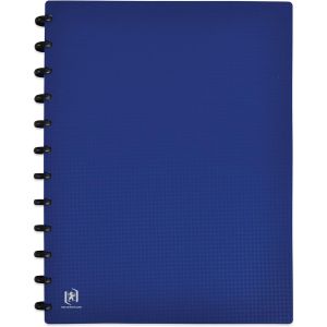 ERYI-Protège-Documents Variozip Memphis A4 60 Vues / 30 Pochettes Amovibles Couverture Polypro Bleu - Neuf