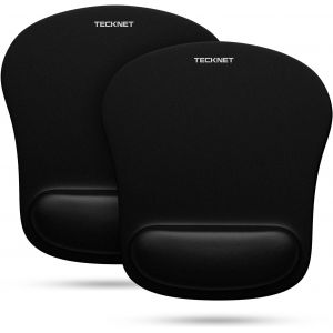 2 Packs of Mouse Pad,Ergonomic Mouse Pad with Wrist Rest,Portable Mouse Pad Perfect for Computer,Office,Work - Neuf