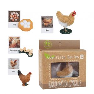 Jouet animal assorti, jeu &eacute;ducatif pour enfants, jouets &agrave; combiner avec des cartes flash Poulet B - Neuf