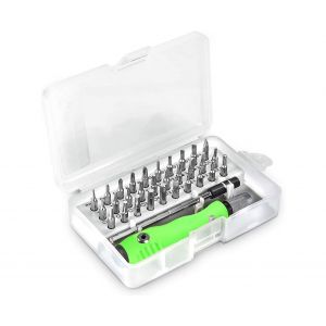 Ensemble de 32 mini tournevis de pr&eacute;cision pour la r&eacute;paration &eacute;lectronique - Neuf