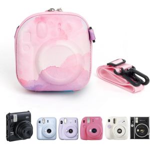 Mhyd Étui De Rangement Rigide En Eva Pour Appareil Photo Fujifilm Instax Mini 12/11/9/8//7+/90/99/40, Étui De Protection Coloré Avec Bandoulière[SHY9291272] - Neuf