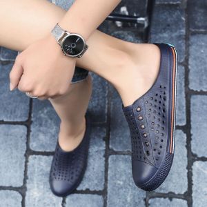 Jardin Des Sabots Pour Les Femmes Et Les Hommes (Bleu Foncé), Décontracté, Chaussons, Unisexe Séchage Rapide De Sandales, De La Non-Dérapant Chaussures De Plage Pour L'été - Neuf