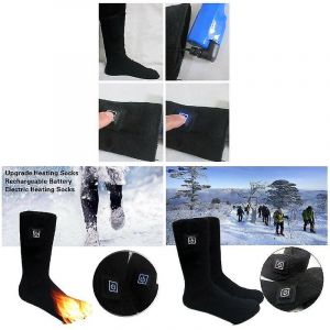 Chaussettes Chauffantes &Eacute;lectriques &Agrave; Piles Pour Pieds, Chauffe-Pieds D'hiver, Pour Chaussures Et Bottes - Neuf