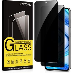 JGD-Verre Tremp&eacute; pour Xiaomi Redmi Note 9 Pro/9 Pro Max/9S 4G Anti Espion Vitre Protection Ecran Anti-Espion Film Protecteur &Eacute;cran Duret&eacute; 9H Anti-Rayures Sans Bulles Anti-Spy Confidentialit&eacute; - Neuf
