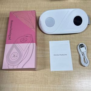 Ceinture Chauffante Vibrante Masseur 2 En 1 Avec 3 Modes,Dispositif De Tonification Musculaire Sans Fil Pour Soulager La Douleur Périodique Et Fitness Pour Tout Le Corps - Type White With Box - Neuf