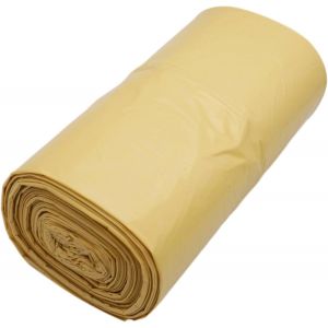 KALANKA-Lot de 50 sacs poubelle jaunes de 60 litres - Sacs poubelle jaunes de 60 x 72 cm - Neuf