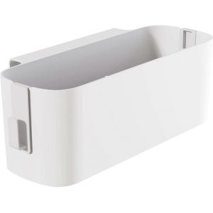 Organisateur De Lit Blanc A Suspendre, Paniers Suspendus Avec 2 Crochets Amovibles, Table De Chevet Robuste, Rangement, Dortoir, Bureau Familial - Neuf