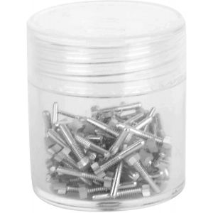 Kal-100 Pi&egrave;ces De Fixation De Boulon De R&eacute;paration De Montre, Vis De Montre Boulon &Agrave; T&ecirc;te Carr&eacute;e Vis De R&eacute;paration De Montre Outils De R&eacute;paration De Montre Accessoires De Montre Mat&eacute;riel (2.5x8.5mm) - Neuf