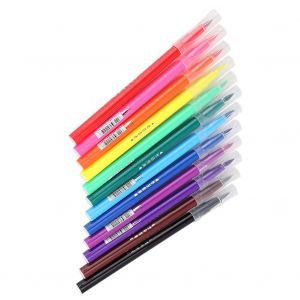 Dessin Art Stylo de couleur Peinture Aquarelle Pinceau Stylo Marqueur de ligne Fournitures scolaires (#1) - Neuf