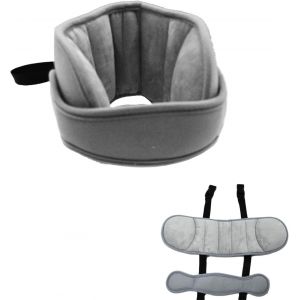Subzonal-Support Pour La T&ecirc;te Du Si&egrave;ge De Voiture R&eacute;glable, Appuie-T&ecirc;te De S&eacute;curit&eacute; Pour Enfants, Ceinture D'aide &Agrave; La T&ecirc;te Pour Si&egrave;ge De Voiture Pour Enfant (Gris) - Neuf