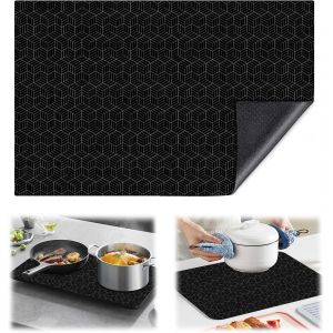 JEXNOVASHOP-52x78cm Protege Plaque Induction, Couvre Plaque De Cuisson Induction, -40°C 240°C, Facile à Nettoyer, Idéal Comme Tapis à Induction pour Protéger votre Cuisine, Pas de Contact avec Une Fl - Neuf