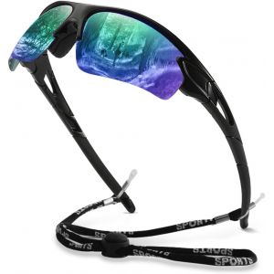 Lunettes De Soleil Polarisées Pour Homme, Femme, Pour Le Baseball, La Course, Le Cyclisme, La Pêche, Le Golf, Protection Uv400, Avec Cordon - Neuf