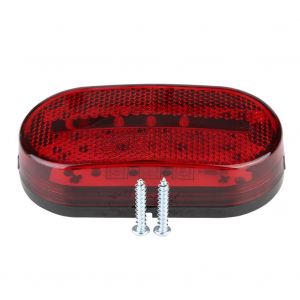 Feu arriere 12 V 10 LED avec lentille reflechissante pour voiture, camion, remorque, rouge - Neuf