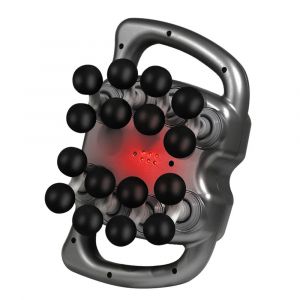 Pistolet De Massage Corporel À Haute Fréquence,16 Têtes,Relaxation Musculaire Du Cou Et De La Taille,Pistolet Vibrant Pour Les Épaules,Pistolet De Massage Professionnel - Type White - Neuf