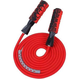 Corde À Sauter Lestée À Double Roulement À Billes ¿ Corde En Coton Réglable Pour Des Entraînements Et Un Confort Améliorés - Neuf