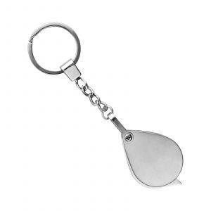 20x, 30x grossissement, le verre, le m&eacute;tal, porte-cl&eacute;s, &agrave; la loupe, de durabilit&eacute;, d'agrandissement, pour les anciens amateurs - Neuf